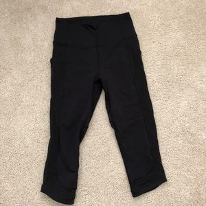 Lululemon Black Capri Leggings